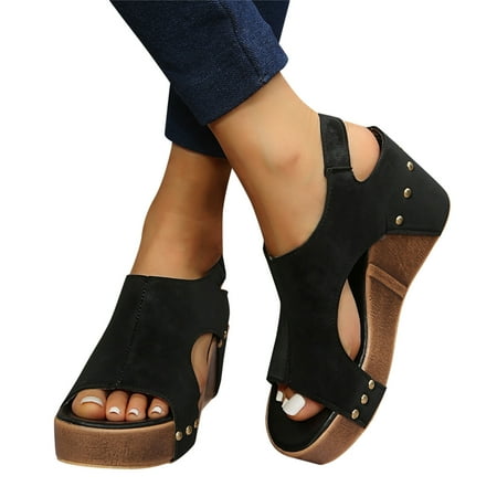 

Oyedens Dress Sandals for Women 2024 Fashion Casual Extra High Heels Platform Slingback Sandals