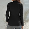 thumbnail image 7 of Maqroz Napoleon Jacket for Womens Stand Collar Long Sleeve Double Breasted Outerwear Gold Decor Buttons Tailored Structured Dressy Jacket for Evening Occasions, 7 of 7