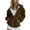 Brown cheap stuff under 5 dollars, variant on Dyegold Zipper Hoodies For Women Warm Comfy Trendy Y2k Hoodie Teen Girls Winter Solid Light Jacket Workout Plus Size Coats Oversized Fleece Sweatshirt Casual Zipper Hooded Clothes Shirts