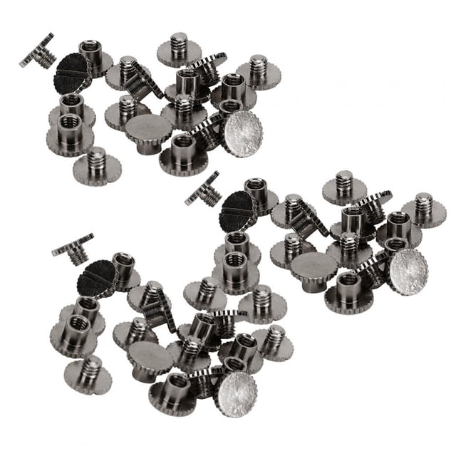 Oubit Brass Rivets,30 Set Book Rivets Binding Screw Tack Screw User-Friendly Design