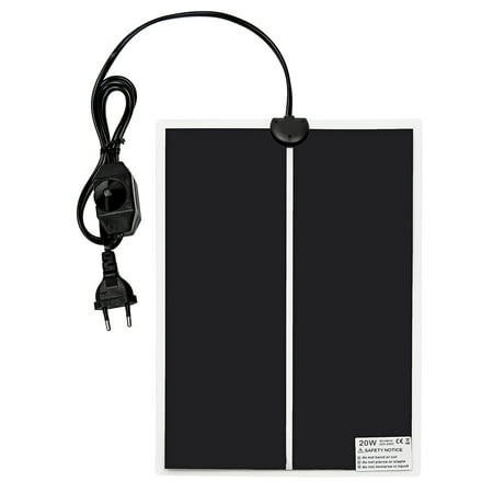 Moaere 5-45W Adjustable Temperature Reptile Pet Heating Mat Warm Pad for Winter