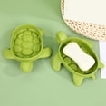 thumbnail image 1 of Cute Turtle Shape Soap Diverter Multifunction Storage Holder for Bathroom and Kitchen Organization, 1 of 9