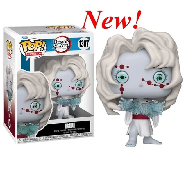 2024 Funko Demon Slayer Tanjiro 1304 Kanroji 1306 Rui 1307 Sanemi 1253 Nezuko 1254 Obanai 1395 Action Figures l Toy Gift