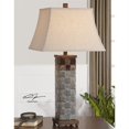 thumbnail image 2 of Uttermost Lampe de Table en Céramique Texturée Mincio la Plus en Bleu Foncé en Détresse, 2 of 2