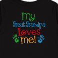 thumbnail image 4 of Inktastic My Great Grandpa Loves Me Gift Boys or Girls Long Sleeve Toddler T-Shirt, 4 of 5