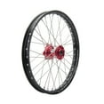 thumbnail image 3 of Tusk Impact Complete Wheel - Front 21 X 1.60 Black Rim/Silver Spoke/Red Hub, 3 of 7