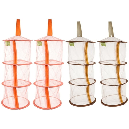 landege 4pcs Underwear Drying Baskets Pajamas Drying Bags Net Bags Mesh Storage Bags