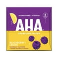 AHA Blackberry and Lemon Sparkling Water, 12 fl oz, 8 Cans