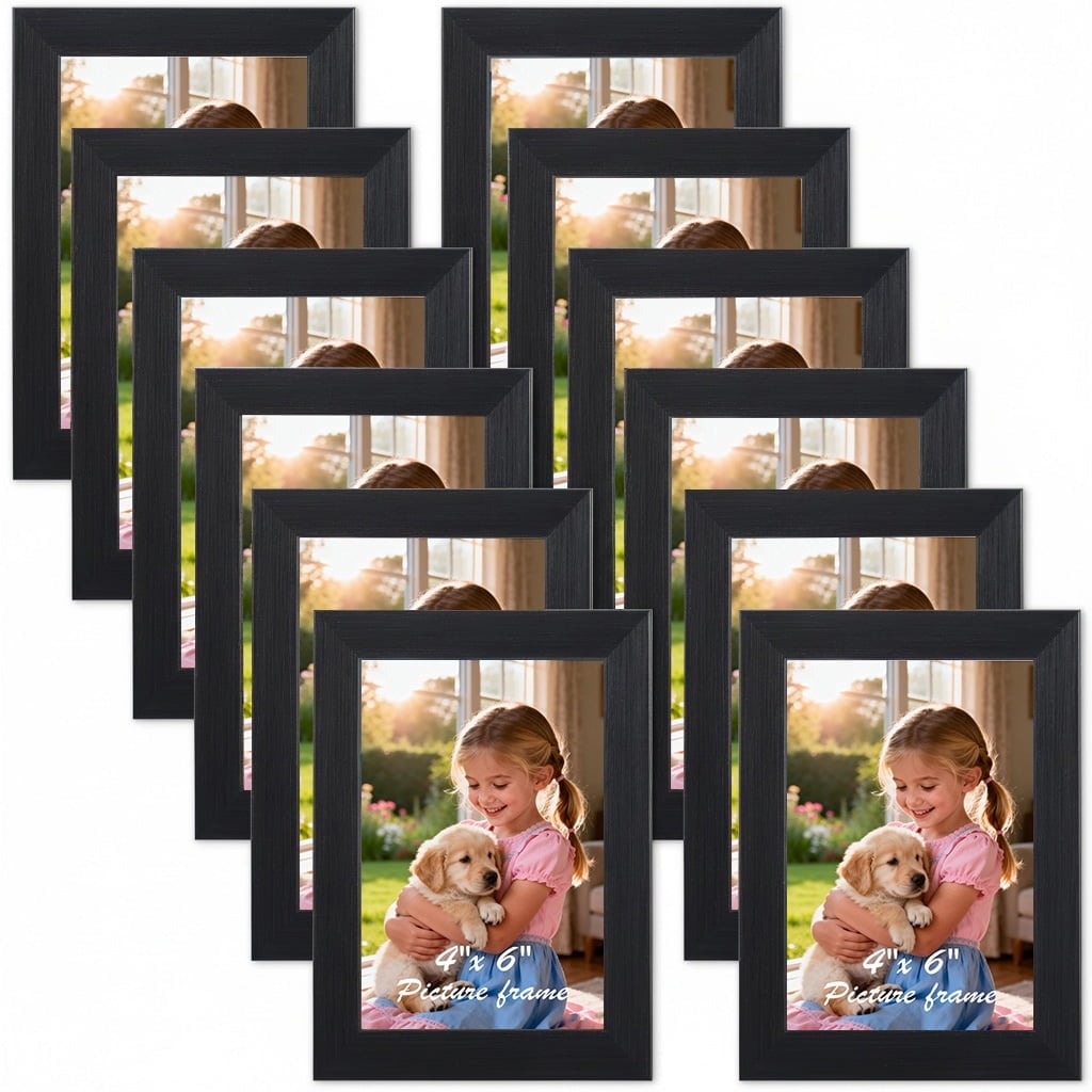 Black Wood 4x5 Picture Frame - Estero Collection - Walmart.com