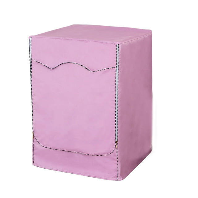 Matsuzay La cubierta frontal abierta para lavadora al aire libre evita que la capucha se amarillee y envejezca tiene tres lados Cubiertas para muebles de jardín Rosa 60*65*85cm