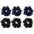 thumbnail image 1 of Scrunchies para el cabello con banda elástica, lazos para el cabello, cuerdas, soporte para cola de caballo para mujeres y niñas, 6 unidades MFZFUKR BST3007846-2, 1 of 5