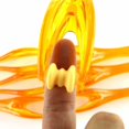 thumbnail image 4 of 2 Pieces Orange Finger Joints Massager Hand Handheld Blood Circulation Tool Stress Relief Plastic Care Relax Double Rubber Roller Massage, 4 of 7
