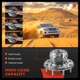 thumbnail image 4 of A-Premium Front Wheel Bearing and Hub Assembly with 8-Lug Compatible with Chevy Silverado 3500HD 2020-2023 & GMC Sierra 3500HD 2020-2023, with 4WD & Dual Rear Wheel, 4 of 9
