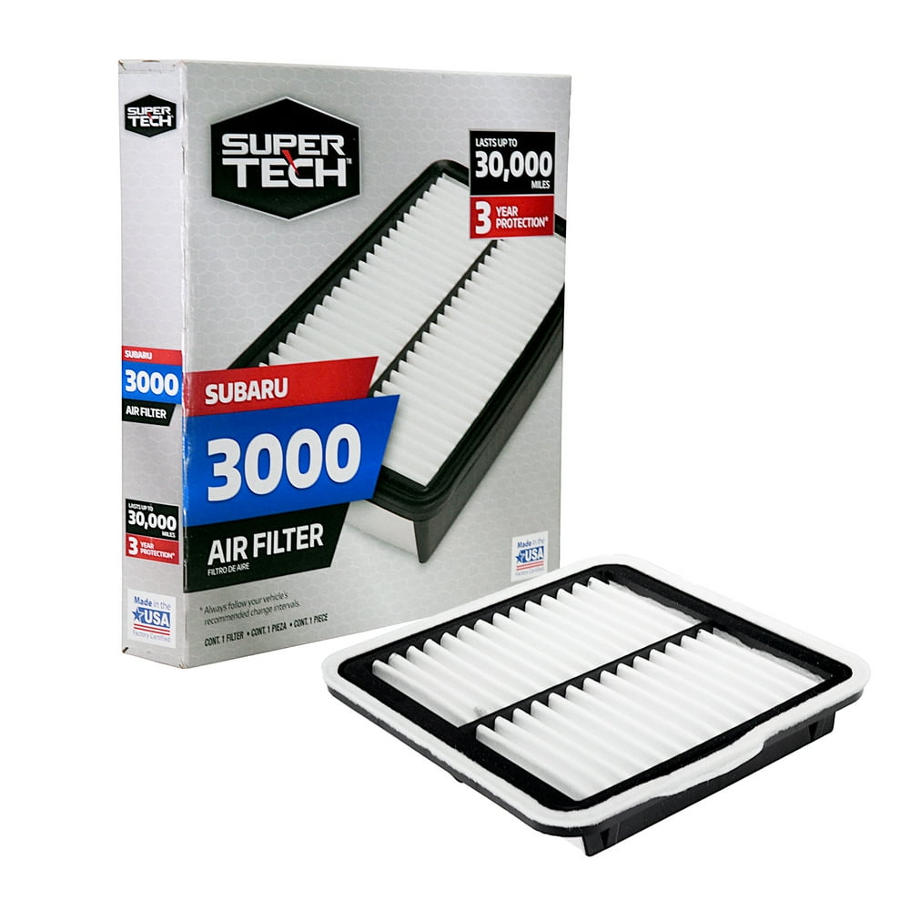 SuperTech 3000 Engine Air Filter, Replacement Filter for Subaru
