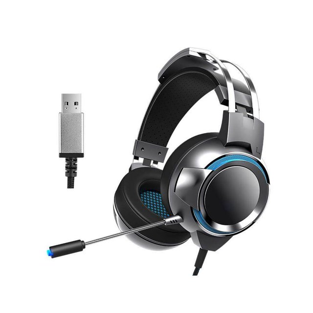 7.1 Sound Effect Stereo Headphone Comfortable LED Headset With Mic For PC Laptop Videogames No.1