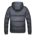 thumbnail image 2 of Little Donkey Andy Mens Lightweight Warm Puffer Jacket Windproof Winter Coat with Removable Hood Hiking Travel Ski Dark Blue 3XL, 2 of 7