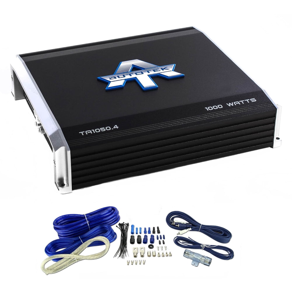 Autotek TA1050.4 4 Channel 1000 Watt Amp Car Audio Power Amplifier