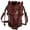 burgundy, variant on Medieval British Retro Horse Head Bucket Bag for Women, Creative Shaped Crossbody Bag - PU Leather Shoulder Bag with Metal Studs, Daily Casual Matching Trendy Unique Purse