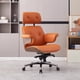 thumbnail image 2 of Lying Home Leather Office Chair Modern Study Armchair Compute Gaming Boss Chair Comfortable Armrest Silla Gamer 컴퓨터의자 Furniture My Lux Decor Round, 2 of 11