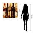 thumbnail image 6 of Empire Art Direct Smokey Wine 3 & 4 Frameless Free Floating Tempered Glass Panel Graphic Wall Art, 38" x 38" each, Ready to Hang, 6 of 7