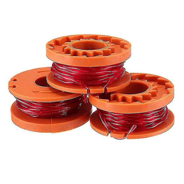3 uds Wa0010 línea de carrete de recortadora de repuesto para Worx Wg154 Wg163
