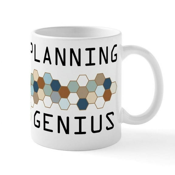 CafePress - Urban Planning Genius Mug - 11 oz Ceramic Mug - Novelty Coffee Tea Cup