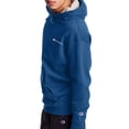 thumbnail image 3 of Champion Men's Powerblend Fleece Chest Script Logo Hoodie, up to Size 2XL, 3 of 5