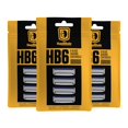 thumbnail image 1 of Cuchillas de afeitar HeadBlade HB6 de repuesto para hombre, 12 cuchillas, 1 of 9