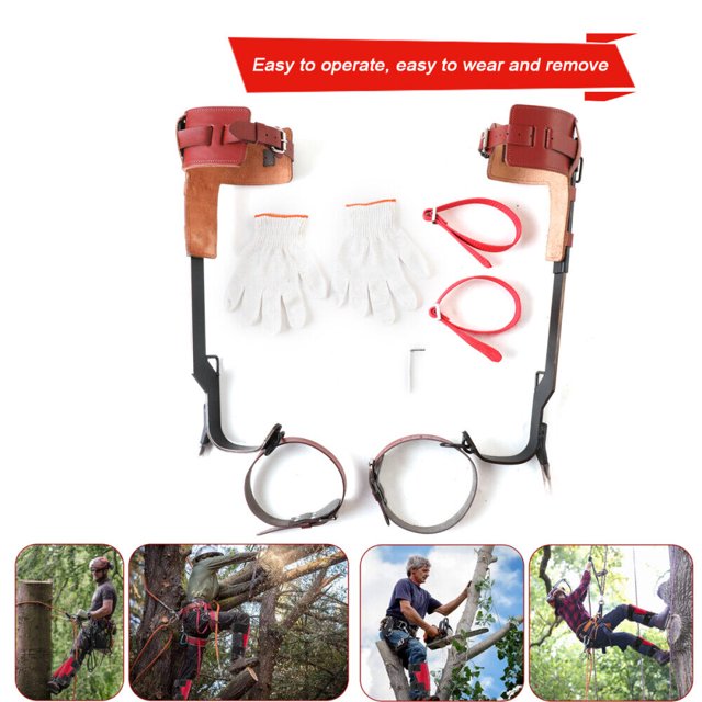 YILIKISS Tree Climbing Spike Set, Tree Climbing Gear Tree Climbing Tool