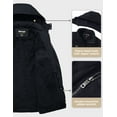 thumbnail image 5 of Soularge Women's Plus Size Puffer Coat Windproof Winter Coat Warm Winter Puffer Jacket Navy 4X, 5 of 7