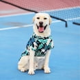 thumbnail image 4 of Dog Hawaiian Shirt Costume, Dog's Cool T-Shirts Summer Clothes, Hawaiian Shirt for Small Medium Large Dogs, Design for Summer Luau Style Beach Camp Vacation Black XS, 4 of 7