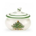 thumbnail image 3 of Spode Christmas Tree Sugar & Creamer Set (3-Piece) - Porcelain 16oz Sugar, 8oz Creamer Container, Wood Tray - Festive Holiday Tea & Coffee Serving Set - Dishwasher Safe Tableware for Gifting, 3 of 6