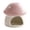 Pink, variant on EHJRE Ceramic Hamster House Guinea Pig Hideout Sturdy Cute Mushroom Shaped Hamster Hide Bed for Hedgehog Rats Chipmunk Accessories Pink