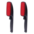 thumbnail image 1 of 2PCS Rotatable Static Clothes Lint Dust Pets Hair Remover Cleaner Brush Easy Clean Tool (Black), 1 of 3