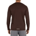 thumbnail image 3 of Athletic Works Men's and Big Men's Active Quick Dry Performance Long Sleeve T-Shirt, up to Size 5XL, 3 of 6