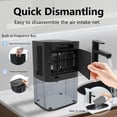 thumbnail image 3 of Dehumidifier,MTOX 3L/105 oz (1000 Sq Ft) Small Dehumidifiers for room, Bathroom, RV, Quiet with Auto Shut Off,Timer, 3 Setting mo, 3 of 9