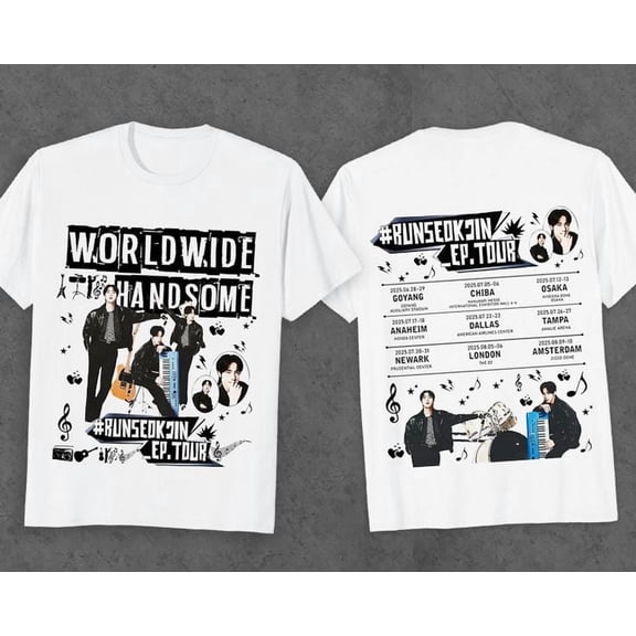 ZENUA Run Seokjin Tour Shirt Design Jin 2025 Concert Seokjin Tour Hot Trending Shirt/Sweatshirt/Hoodie