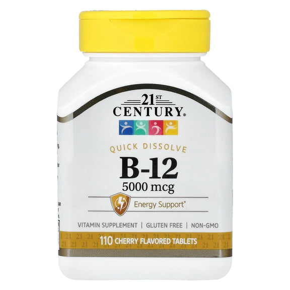 21st Century Vitamin B-12, 5000 mcg, 110 Count