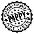 thumbnail image 2 of CafePress - Pappy The Man The Myth The Legend Mugs - 11 oz Ceramic Mug - Novelty Coffee Tea Cup, 2 of 4