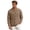 Khaki, variant on Mens Cardigan Sweater Long Sleeve Casual Button Down Lapel Collar Hollow out Knit Cardigans Fall Clothes