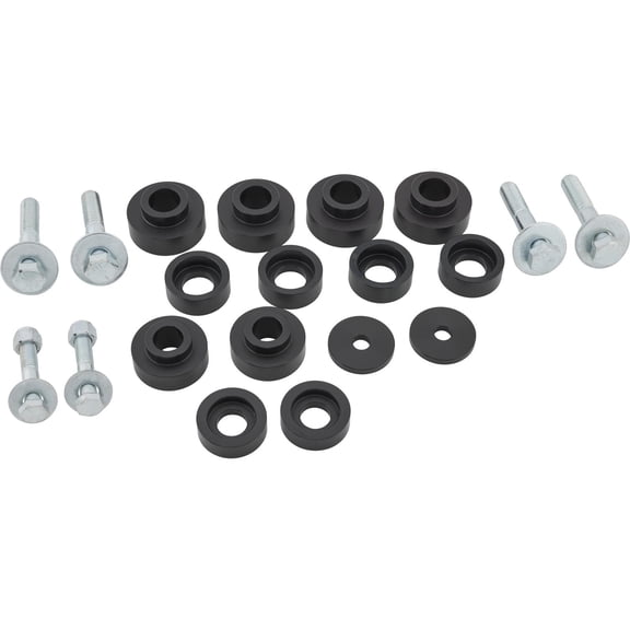 Solid Aluminum Body Mount Bushing Kit