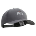 thumbnail image 5 of Lineal Dog and Cat Embroidered Solid Cotton Twill Prostyle Cap - Charcoal OSFM, 5 of 5