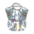 thumbnail image 2 of Bingfone Mess-Proof Baby Bib - Waterproof Bib For Baby Boy Or Girl With Food Catcher Pocket, Unisex-Flowers And Butterflies, 2 of 8