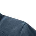 thumbnail image 5 of Gytharion Solid Color Big and Tall Pullover Shirts for Men Buttoned Stand Collar Blouses Casual Long Sleeve Tops, 5 of 7