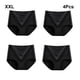 thumbnail image 5 of Qarigey Ropa interior de mujer, lencería moldeadora de cuerpo, calzoncillos elásticos sin rastro, bragas sexis, calzoncillos transpirables de Ropa interior Negro XXL, 5 of 6