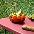 thumbnail image 5 of Sorfey Fitted Picnic Table Cover Classic Solid Rectangle Tablecloth, Burgundy 30"x 72", 5 of 5