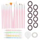 thumbnail image 5 of Pincel para U?as Acrilicas, Kit de herramientas de u?as Juego de dise?o de arte de u?as herramientas de manicura Nail Art pinceles para pintar - 31piezas EOTVIA No, 5 of 6
