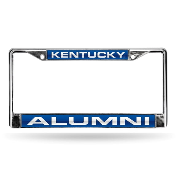 Kentucky NCAA Wildcats Chrome Metal ALUMNI License Plate Frame Holder