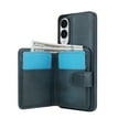 thumbnail image 4 of for Samsung Galaxy S25 Edge Case, Compatible with MagSafe, Detachable Magnetic Wallet Case with PU Leather Kickstand Card Slots Shockproof Protection 2 In 1 Function Case for Galaxy S25 Edge, Blue, 4 of 6
