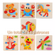 thumbnail image 3 of Rompecabezas Figuras Surtidas Para Niños Pequeños Madera 14 pzs, 3 of 5